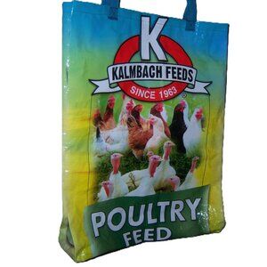 Upcycled Chicken Animal Feed Bags tote Grocery bags